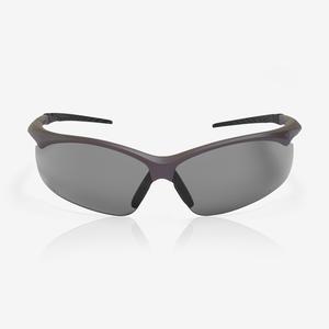 RILEY Steer Sports Style Wrap Round Safety Glasses with Grey Lens