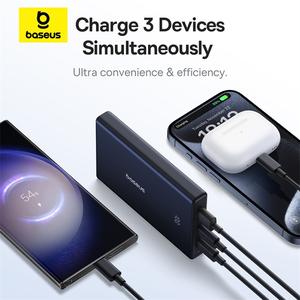 Baseus PicoGo Power Bank 10000mAh 20W with Digital Display - Two-Way Fast Charging for Smartphones and Phones