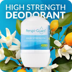 High Strength Deodorant Roll-On - 48hr Antiperspirant &  Deodorant - Neroli Scented - Body Care - Perspi-Guard