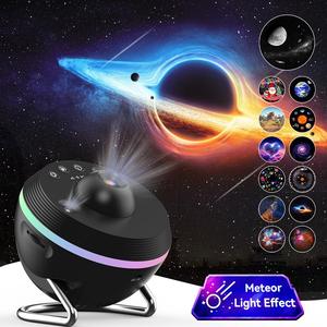 Galaxy Projector Night Light, USB Powered Starry Sky Projector Lamp with 12 Projection Discs, Atmosphere Projector Light For Bedroom Home Decor