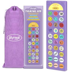 AAC Communication  for Autism, Autism Sensory Toy for Speech. Talking Aids with 6 Recordable Buttons & Adjustable Volume & Male/Female Voice switch,  Autism Toys for Kids and Adults