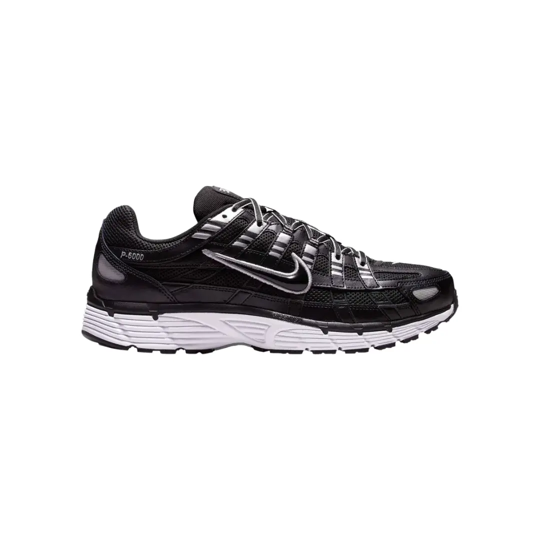 Preowned Deadstock Nike P-6000 'Black Metallic Silver'  Sneaker Trainer