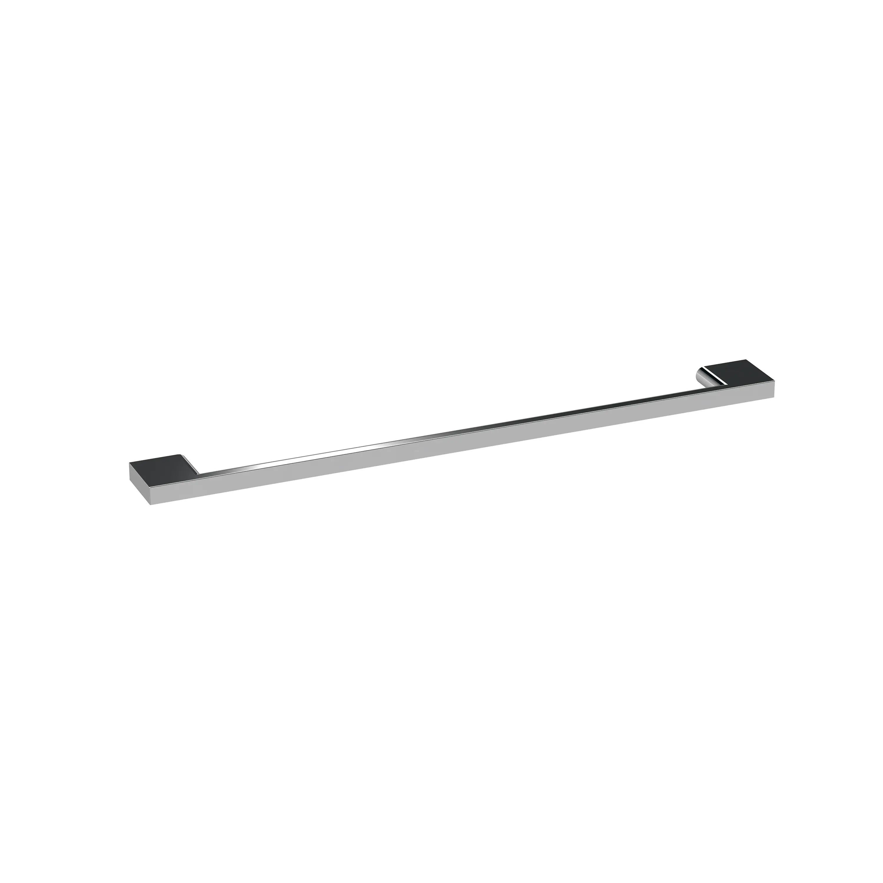 Furniture Handle Thin D Shape Handle, 287mm (256mm Centres) - Chrome