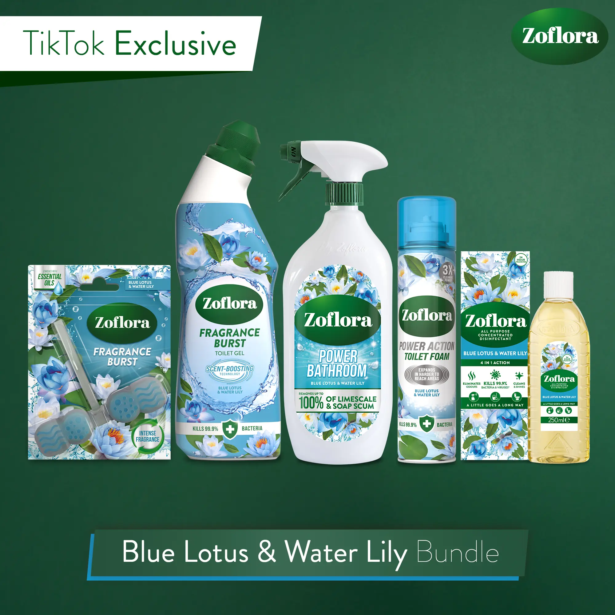Zoflora Caribbean Grapefruit & Lime Bathroom Cleaning Bundle ...