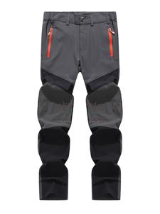 Men's Colorblock Quick Drying Pants, Regular Fit Casual Comfy Breathable Trousers for Outdoor Activities, Men's Bottoms for All Seasons, Menswear