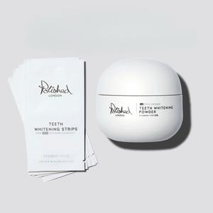 Polished London Teeth Whitening Bundle Set with Hyaluronic and Menthol for Sensitive Teeth Oral Gentle Peroxide Daily Powder viral teeth  whitening non  peroxide home easy whitener hydroxy apatite