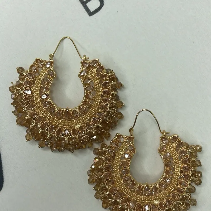 Kundhan Party Wear Earrings more colours available