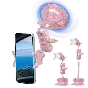 Car Phone Holder, 360° Rotatable Car Phone Holder with Suction Cup, Universal Car Interior Accessories for Women & Girls, Mount