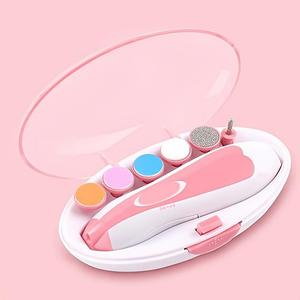 Baby Nail Clippers with Light, Toddler Nail Clipper, Safe Electric Baby Nail Trimmer Kit, Baby Nail Filer Kit Baby Nails Polishing Trimmer Kit, Baby Fingernails Care Manicure Set