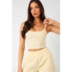 Kaiia KTL Logo Cami Top Lemon Frosting