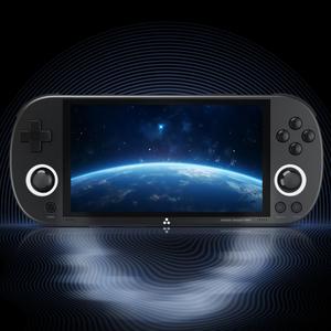 TRIMUI Smart Pro Handheld Game Console, 1 Count 4.96 Inch IPS Full Fit Screen Resolution 1280*720, A133P Processor PowerVR GE8300 GPU LPDDR4 1GB Storage, Rechargeable Portable Console
