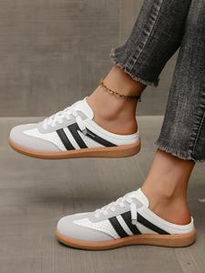Women's Colorblock Sneakers, Casual Comfortable Breathable Sports Shoes, All-match Basic Shoes for Daily Wear