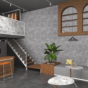 Cement Texture Wallpaper Roll, Textured Wall Paper, Self-Adhesive Removable Wall Sticker, Modern Home Decor for Bedroom Living Room, Easy Peel-And-Stick