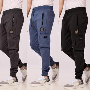 Clovu Mens Stoney Cargo Breathable stretchy Fabric Active Bottoms Pants Trousers
