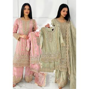 Shaz1801 - Readymade - Chiffon - Mummy n Me Outfit