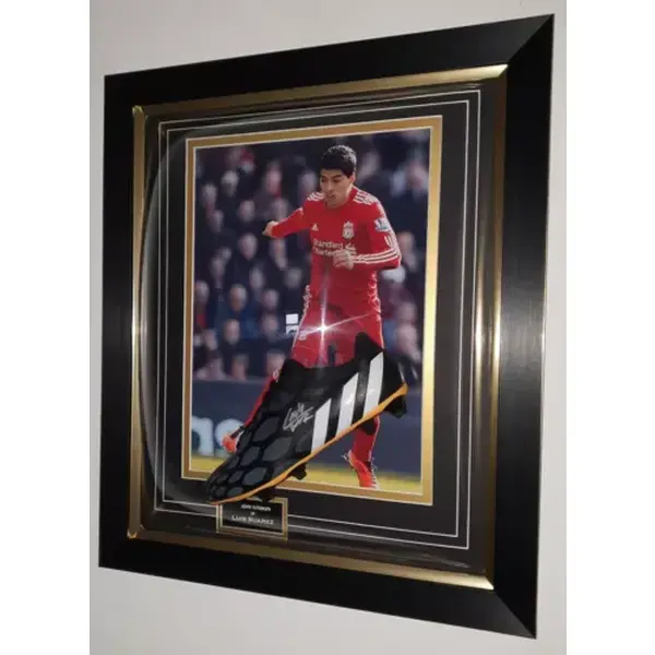 NEW Luis Suarez Signed Autographed Football Boot with AFTAL DEALER COA