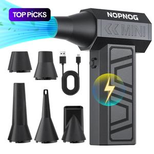 130000RPM Powerful Electric Air Duster, Handheld Portable Blower, 4-Gear Rechargeable Mini Blower with 5 Outlet Nozzles, Cleaning Blower Tool for Computer, Keyboard, Car