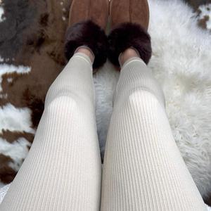 KACI Ribbed High Waisted Basic Women's Leggings