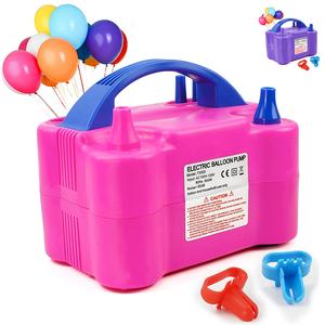 Electric Balloon Pump, Portable Dual Nozzle Balloon Inflator Pump, 600W Balloon Air Pump for Party, Christmas, Birthday, New Year, Wedding, Decoration