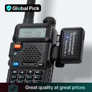 Wireless Programmer for Walkie-talkie, Replacement Programming Cable, Phone APP One-key Programming, Searching for Nearby Repeaters for Most Models of Walkie-talkies