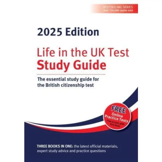 Life in the UK Test: Study Guide 2025 - Paperback Book - The essential study guide for the British citizenship test - 9781907389931 - Red Squirrel Publishing
