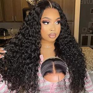 6x4 Glueless Deep Wear and Go Wigs Pre Plucked 180% Density 9x6 Deep Wave Lace Front Wigs 100% Virgin Human Hair for Women Transparent Closure Wigs Natural Color Bling Hair Human Hair Wigs