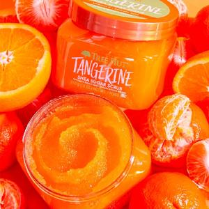 Tree Hut Tangerine Shea Sugar Scrub - 18 fl oz. 510g - Exfoliating Body Scrub - Cleanser, Cleansing - Summer Vibes