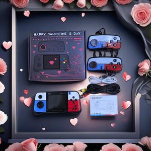 Retro Handheld Game Console, 3.0" HD Screen & 500+ Classic Games Game Console with 2 Player Mode, TV Output, Rechargeable Battery, Portable Retro Gaming Console Gift for Boys & Girls & Adults, Portable Gaming System