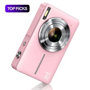44MP Digital Camera (1 Piece), 1080P HD Mini Digital Camera with 2pcs Battery & 32G TF Card & Charging Cable & Operation Guide, Portable Digital Camera, Ergonomic Camera