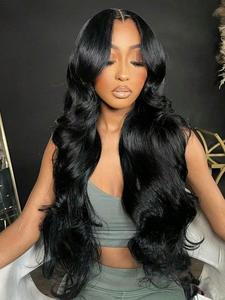 24 Inch Long Body Wavy Wigs for Women, Gorgeous Fluffy Wigs without Bangs, Synthetic Heat Resistant Hd Lace Front Wigs for Party, Daily Use