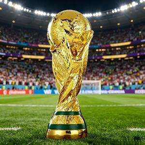 Football Championship Trophy Resin Replica, Collectible Souvenir, Soccer Fan Gift, Desktop Home Decor Ornament Toy