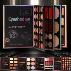 55 Color Makeup Palette Set, All-In-One Eyeshadow Highlighter Blush Lipstick, Waterproof Sweatproof, Ideal for Beginners & Professionals