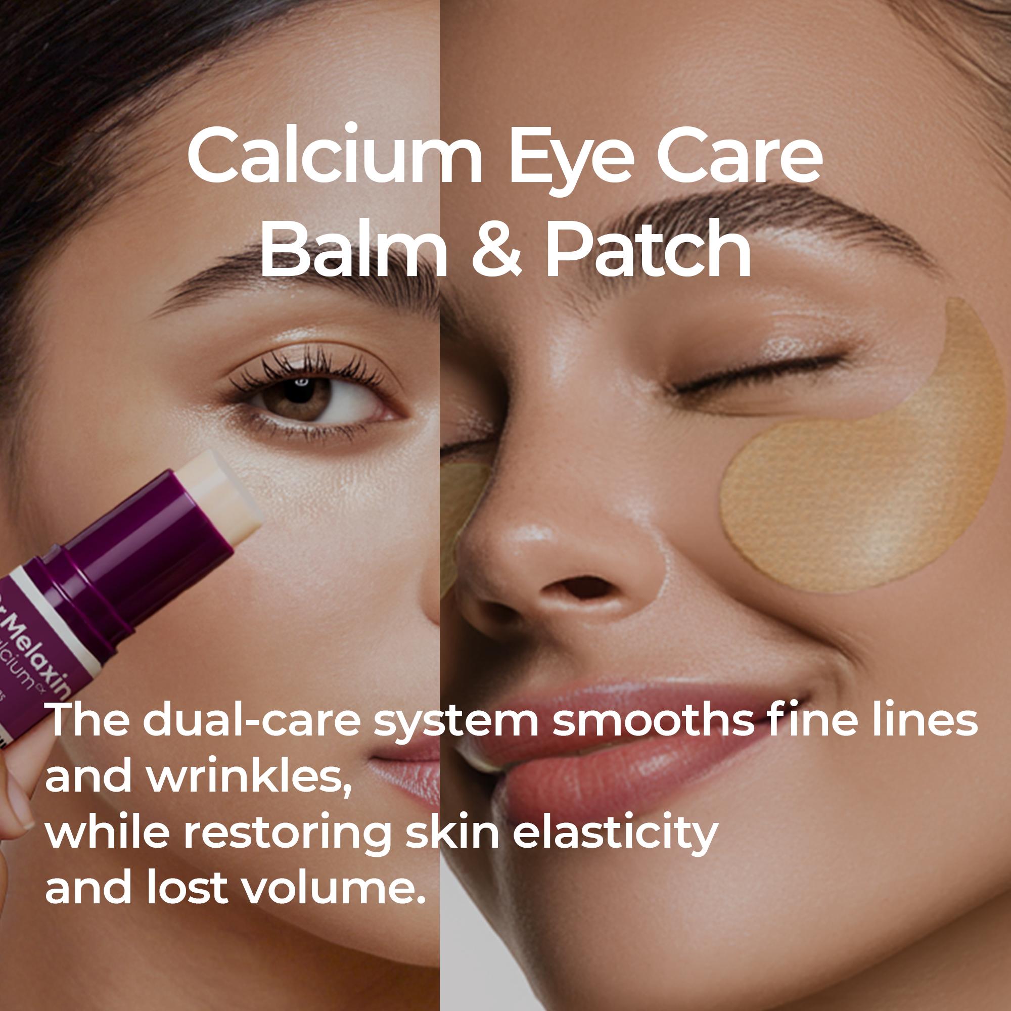 [Dr.Melaxin Official] Original Cemenrete Calcium Multi Balm + Hydrogel Eye Patch (60 Patches) | All-in-One Firming, Hydrating & Eye Care Routine | Collagen & Elastin | Korean Skincare