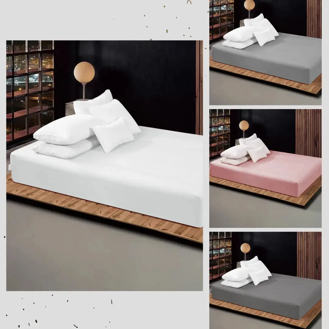 30CM Deep Fitted Sheet - 200 Thread Count - Cotton Bed Sheets - All Sizes Available"