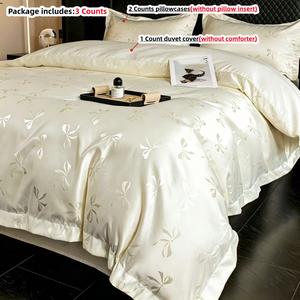 Butterfly Embroidery Bedding Set, Including Duvet Cover & Pillowcase without Filler, Soft Comfortable Bedding Set for Home Bedroom, Duvet Cover Sets