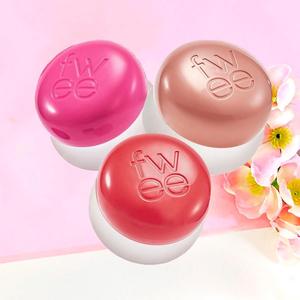 Fwee Blurry Pudding Pot 5g Lip & Cheek Cream Matte Stain Compact Fluffy Radiant Makeup Look K-beauty Essential lip stain