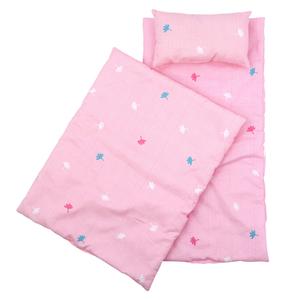 BiBi Doll Baby Doll Bedding Set with Matching Pink Quilt, Pillow & Mattress, 3 Pcs, up to 20" – Toy Accessory for Doll Cots, Doll Prams, Doll Bassinets & Doll Cradles, For Girls & Boys 18 Months+