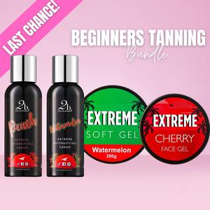 2bTanned Beginners Tanning Bundle including Gel and Cream