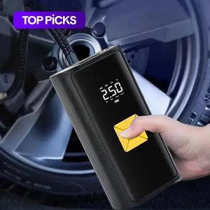 Portable Electric Car Air Pump for Summer, 1 Count Wired/Wireless Digital Display Inflatable Pump, Universal Car Tire Inflator for Car Motorcycle Bicycle, Cordless Tire Inflator