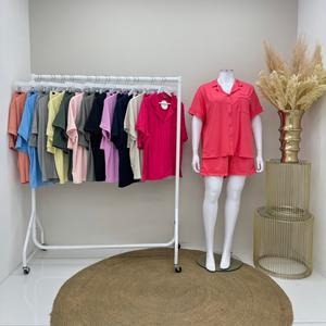 VIRGOBOUTIQUEsienna -plain shorts set pyjama super soft comfort sleep set