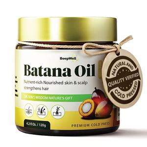 BeepWell Batana Oil for Hair Growth & Skin – Cold-Pressed  Raw Batana Oil from Honduras – Thick, Healthy Hair – Pack of 1 Comfort Haircare Mask
