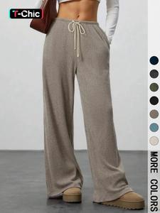 High Waist Comfortable Wide Leg Casual Jogging Pants, Versatile Athletic Trousers for Relaxed Fit, Ideal for Everyday Wear