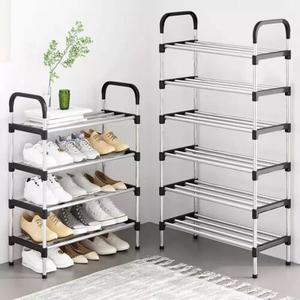Heavy Duty Metal Shoe Rack (24 Pairs) - 4/6 Tier Organiser | Space Saving, Strong Storage UK