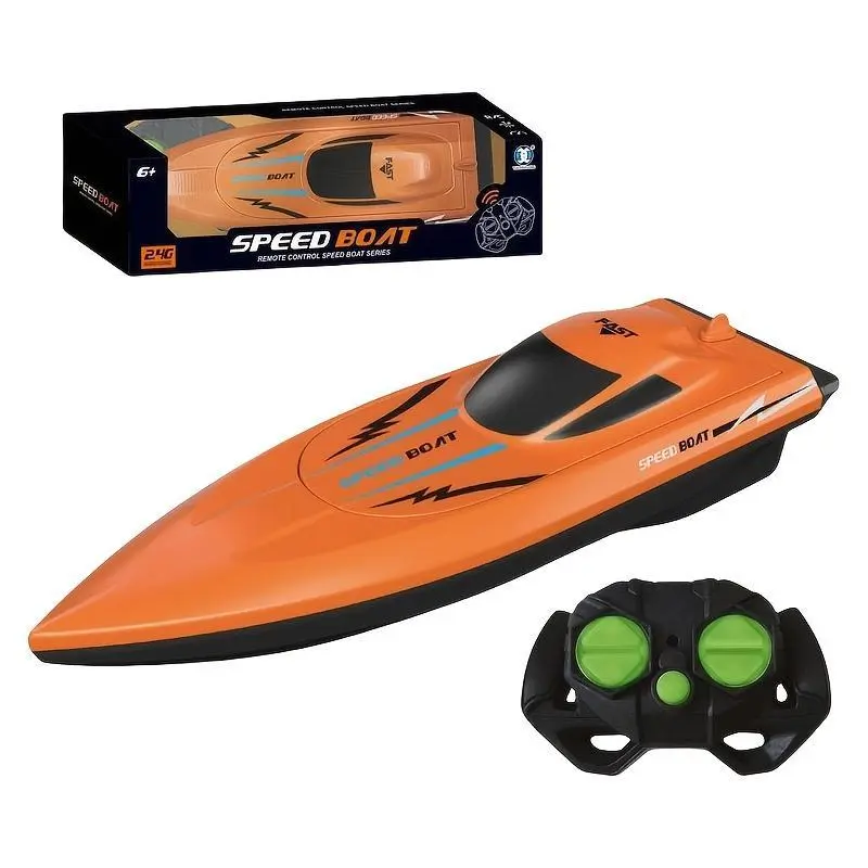 Remote Control Boat Toy, Fast Charging Speedboat with Dual Propeller Model, an Ideal Gift for Birthdays And Holidays.