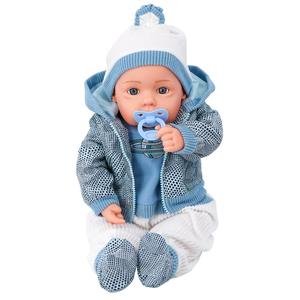 BiBi Doll "Navy" (Space Boy) Soft Bodied 20”Baby Doll Toy with Sounds and Blue Space Jacket Doll for Ages 18 Months +
