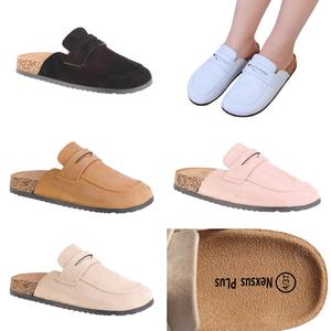 Nexsus Plus Ladies Women Faux Suede  Summer Walking Shoes Girl Footwear Sandal Comfort Lightweight Clogs Mules Size UK 3-8