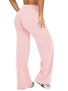 31.5'' Inseam Loose Casual Straight Leggings for Women, Workout Leggings Womens No Front Seam Straight Leggings High Waist Buttery Gym Yoga Pants, Yoga Pants Women High Waist Stretch Casual Soft Straight Leg Bottoms, Gym Sportswear Bottoms