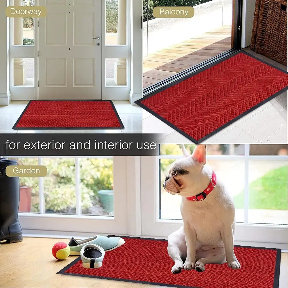Embossed Mat 50x90cm – Non-Slip, Durable Floor Mat for Home, Office, and Outdoor Use | Stylish Textured Design, Easy to Clean gray comfort carpets  mats & rugs kitchen  floor  mat