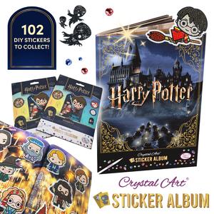 Harry Potter Crystal Art Sticker Album - Starter Pack includes Album + 2x Sticker Packs