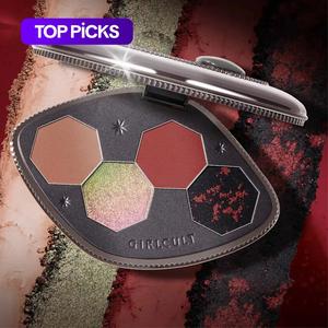 4 Color Glam Eyeshadow Palette, Matte & Glitter Eye Shadows Palette, Long Lasting Shimmering Eye Cosmetic, High Pigmented Blendable Eye Makeup Products, Peachesmakeup, Girlcult, Radiant Gifts, Gifts for Best Friend, Highly Pigmented Palette #TOP PICKS